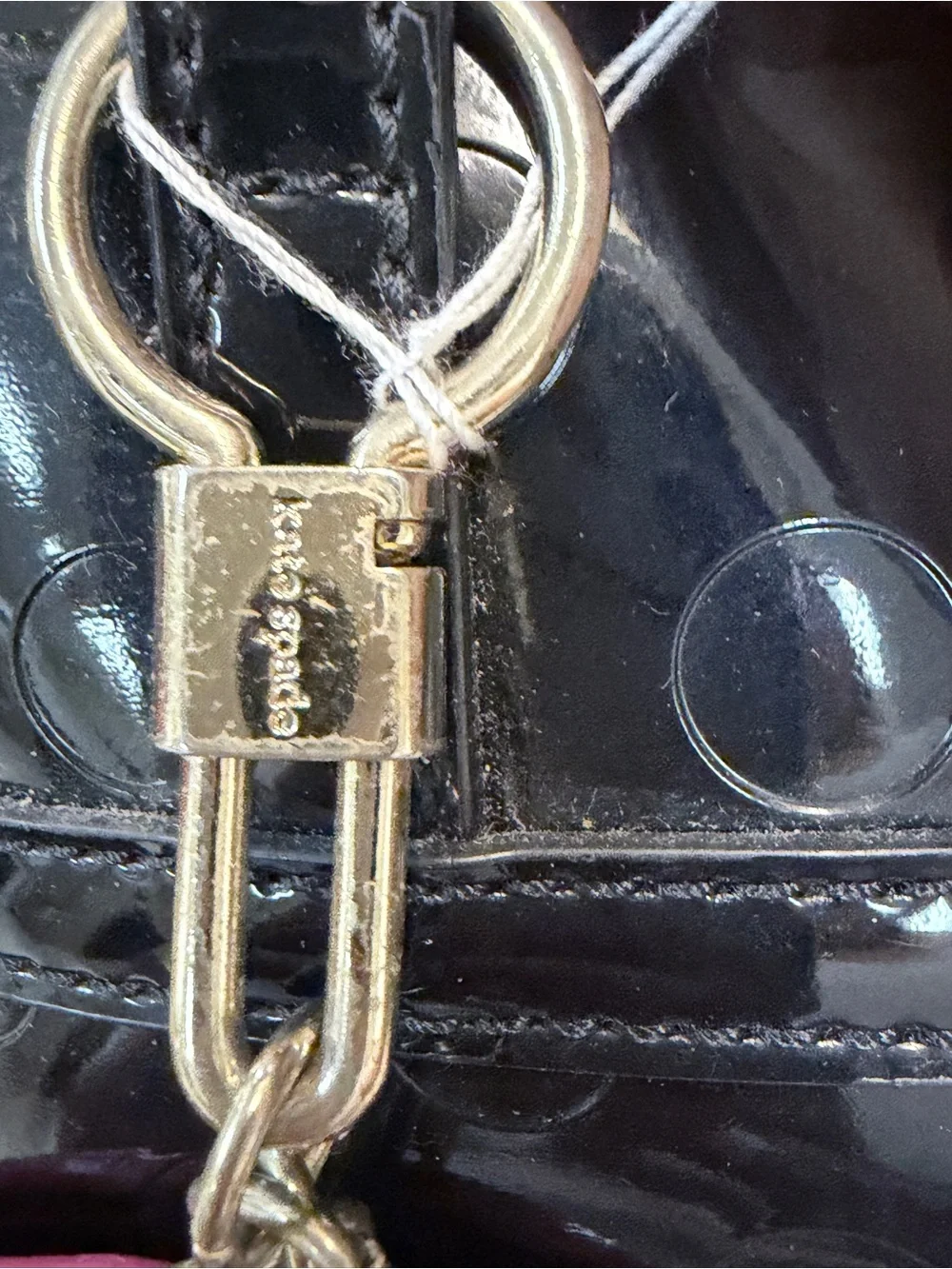 Kate Spade Black Patent Tote Bag - Elegant Everyday Carry